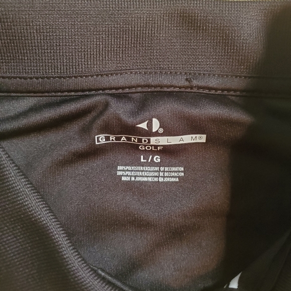 NWT Men's Cool Comfort Striped Golf Polo Large - Picture 9 of 9